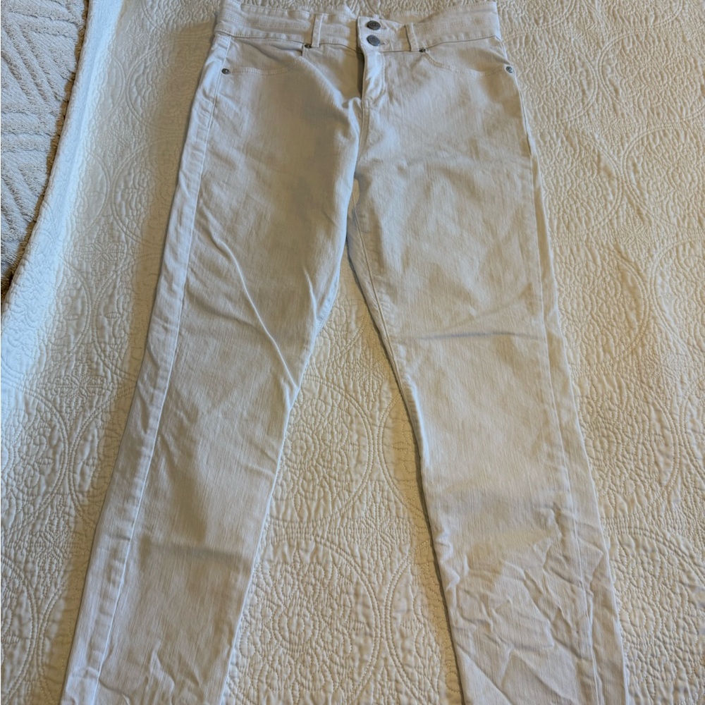 LOFT Women's High waist skinny Jeans - white